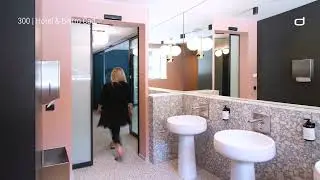 Doorson 300 | standard automatic sliding door in restroom Hotel Čad