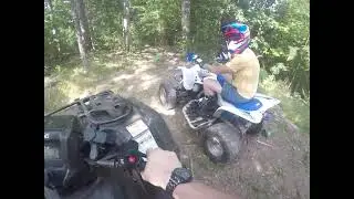 Forman 520 chasing a ltz440 big bore