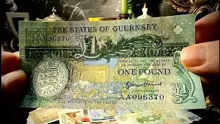 1 Pound Guernsey &mdash; Vintage Banknote with Historical Story and Original Sound