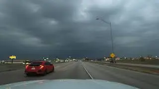 Driving from Denton to the KOA in Sanger, Texas  /  Lightning!  /  Spring 2022 Western USA Trip