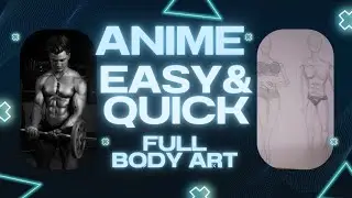 𝘼𝙣𝙞𝙢𝙚 𝙥𝙚𝙣𝙘𝙞𝙡 𝙨𝙠𝙚𝙩𝙘𝙝 𝙛𝙪𝙡𝙡 𝙗𝙤𝙙𝙮 𝙖𝙧𝙩 #anime#animearttutorial#girl#bo𝙮#pencildrawing#video