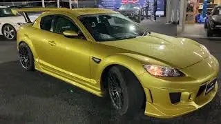 【マツダ　RX-8　ベース　5速車】2008/H20年　5速車　走行7.3万ｋｍ　修復歴無し　Ｃ－ＷＥＳＴエアロ　ＢＭＷオースティンイエロー全塗装他