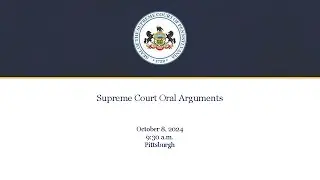 Supreme Court Oral Arguments - October 8, 2024
