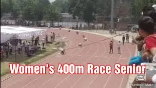 Women Senior 400m Running Competitionll Haryana State Athletic Championship ll #athletictrends