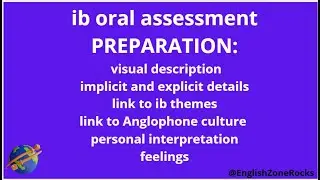 STREET CELEBRATION PARADE CARNIVAL ib oral assessments topics