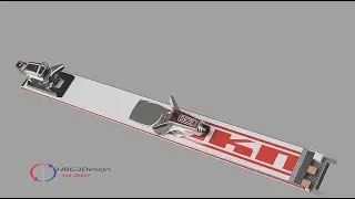Geze Toplight Step Master Vintage Ski Binding Video