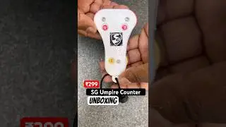 SG Umpire Counter#unboxing  #sgbat#ytshortsindia#cricket
