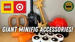 LEGO x Target Snow Character Building Kit Review: Giant Minifigure Accessories!