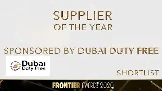 2020 Frontier Awards shortlist - Supplier of the Year