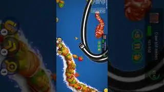 Worms Zone Snake 🐍🐍 Game | Magic Slither Snake | Biggest Slither Snake #magicgameplay #wormszone