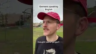 Germans speaking English: Joghurt #germany #comedy
