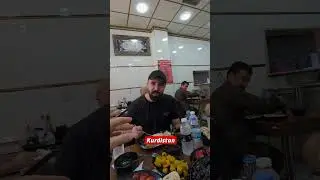 Breaking bread in Kurdistan.