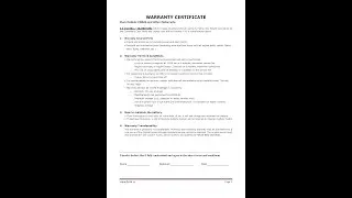 FORZA and Other Motorcycle 50cc Above Warranty Walkthrough