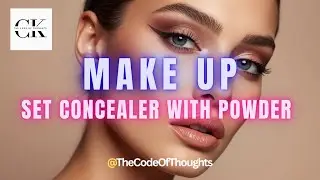 ✨ Set Concealer with Powder Like a Pro | Crease-Free, All-Day Brightness 👁️