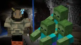 Minecraft (3) farming the land and into the cave!
