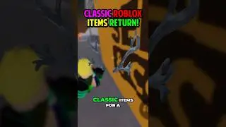 CLASSIC Roblox Items Are RETURNING!