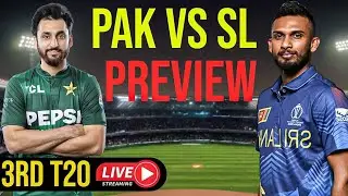 PAK vs SL 3rd T20 Preview 🔥 | Playing XI, Pitch Report & Match Prediction