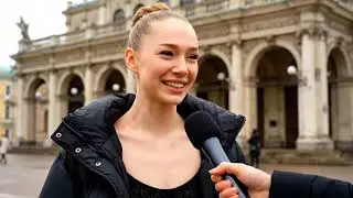 Street Interviews with Beautiful Women in MOSCOW RUSSIA