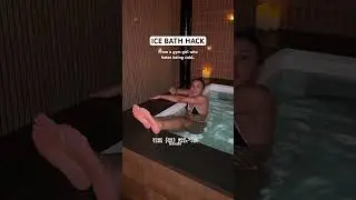 Is this cheating?? #Shorts #gymhack #icebath #coldplunge