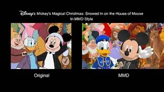 MMD Disney - The Best Christmas of All(Comparison)