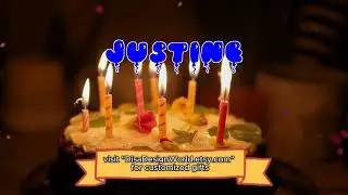 Happy Birthday JUSTINE   Happy Birthday Song   Birthday Wishes   Birthday Party
