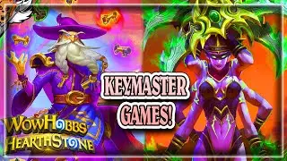 Keymaster Alabaster and Priestess of Fury - Hearthstone Forged in The Barrens