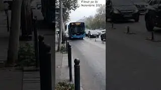 Otokar Kent C12 #6495 pe linia 381, trecand prin statia 