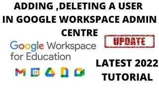 How to add users to google workspace admin console In 2022 | Google workspace for Education | Gsuite