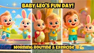 Baby Leo's Fun Day Compilation | Morning Routine, Exercise & Preschool Songs for Kids 🌞💪