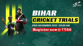 Bihar Cricket Trials | Biggest Cricket Talent Hunt | YSCLeague | Cricket