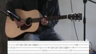 Jimi Hendrix All Along The Watchtower Acoustic Guitar Lesson - Tab
