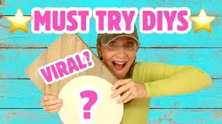 Must Try DIYS using Walmart craft supplies! Wood, Paper, Canvas and Pool Noodles