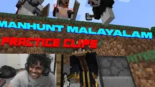 Minecraft 1 v 3 Hunters PRACTICE CLIPS | QFIE