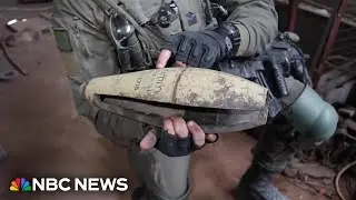 NBC News get inside look at Hamas 'weapons factory' in Gaza