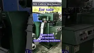 Japan make # used  High quality # label print machines dealer # MK Labels Machinery