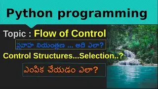 Python 0012 Flow of control Control Structures Sequence and selection #python #programming #coding