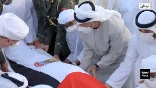 #محمد_بن_زايد والشيوخ يؤدون #صلاة_الجنازة على روح فقيد الوطن #الشيخ_خليفة