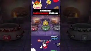 Mario Party 5 Scaldin' Cauldron Mini Game Mario Vs Luigi Vs Peach Vs Daisy #shorts #shortvideo