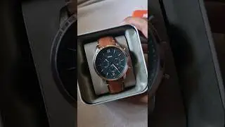 Fossil Neutra Chronograph Tan LiteHide&trade; Unboxing - Analogue Watch FS5963