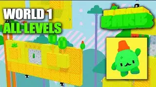 Be Brave Barb World 1 Gameplay Walkthrough | How To Get All Affirmations In Be Brave Barb