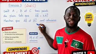VECTEURS – PREMIÈRE LEÇON DE MATHÉMATIQUES POUR LA CLASSE DE SECONDE C