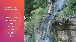 Beautiful Waterfall, Bridge and Soothing Music to Relax To All