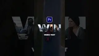 Размещение видео внутри текста в Adobe Premiere Pro #tutorial