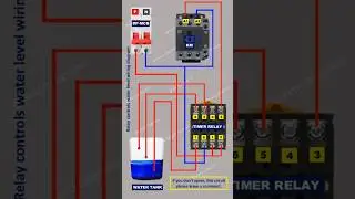 How a Liquid Level Relay Controls Water Automatically | Wiring Diagram Explained