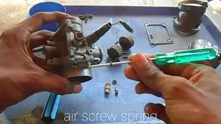 how to clean carburetor of yamaha rx100, rx135, rxg and rxz