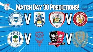 LEAGUE ONE MATCHDAY 30 PREDICTIONS LIVE SHOW