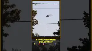 Ukrainian Government Building Hit in Russian Attack, Firefighters Battling Fire | WION Shorts