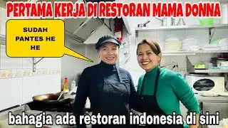 PERTAMA KERJA DI RESTORAN INDOCAT MAMA DONNA ,BEGINI KEADAAN DI DAPUR ,SUKSES SELALU KAKAKKU! 