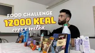 Food challenge 12000 kcal oreo e milka man vs food