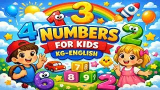 Numbers with images | Educational video for kids | mathmatical |